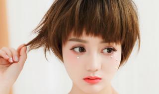 圆脸女生短发发型